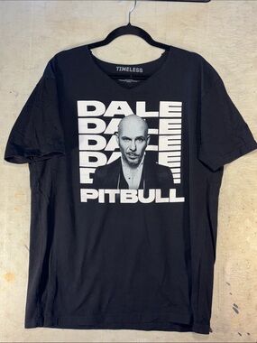 Timeless Pitbull Graphic Short Sleeve Tee - Black